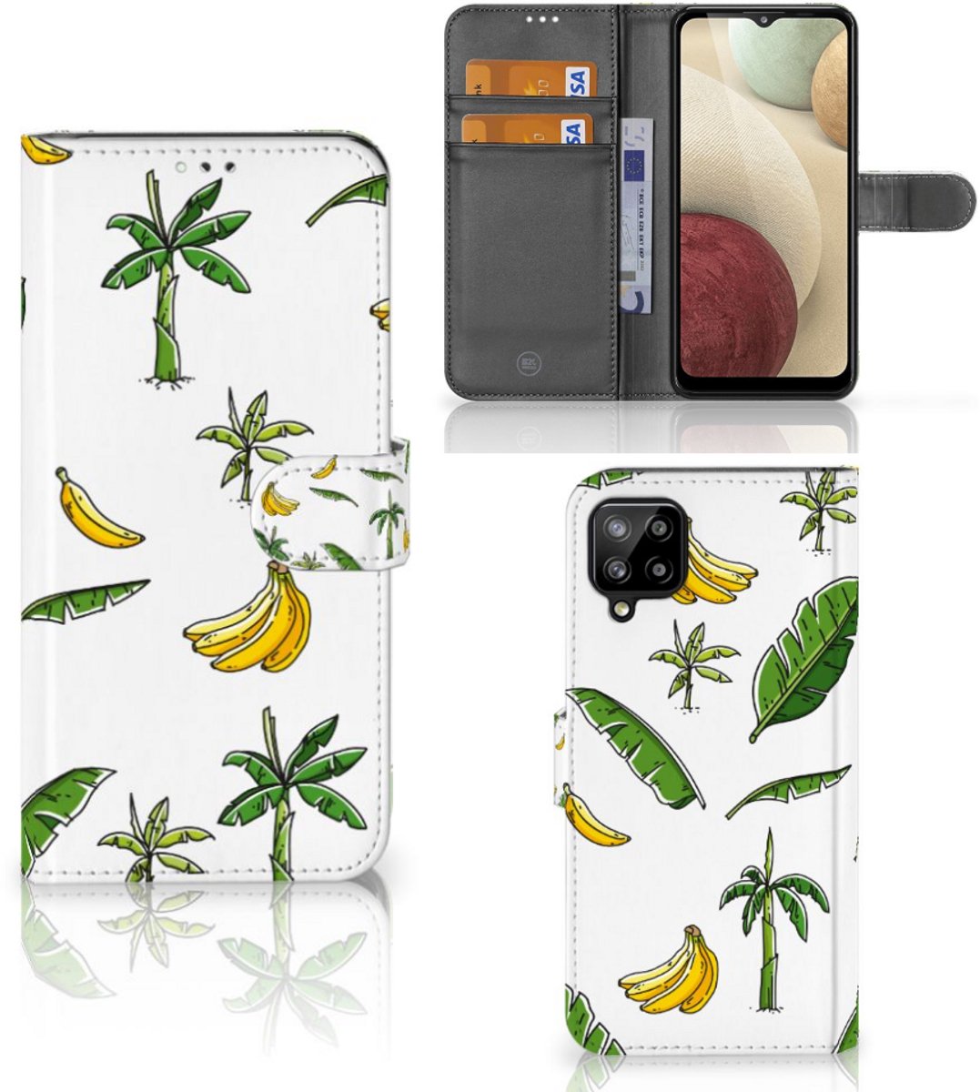 Samsung Galaxy A12 Hoesje Banana Tree