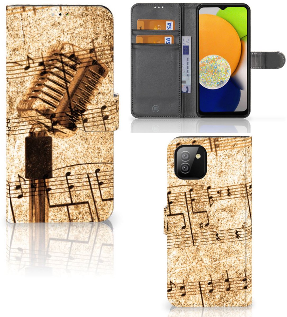 Samsung Galaxy A03 Telefoonhoesje met foto Bladmuziek
