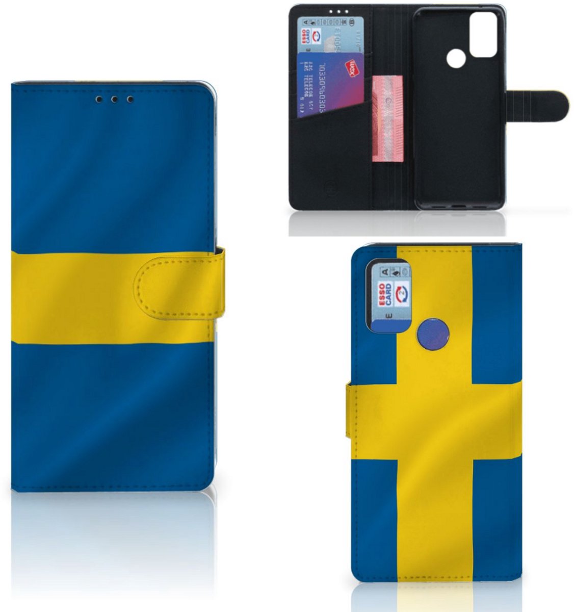 Alcatel 1S (2021) Bookstyle Case Zweden
