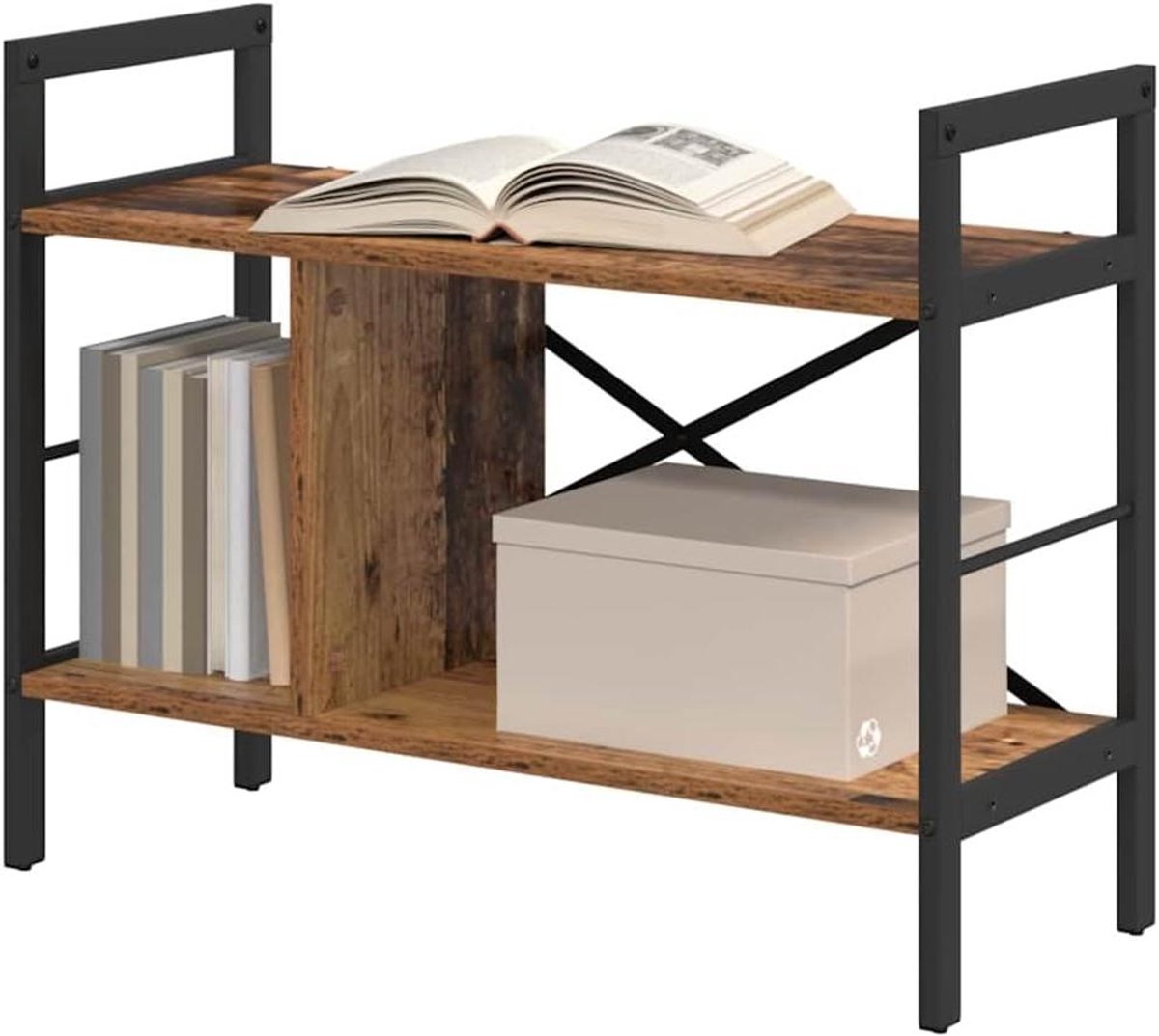 vidaXL Boekenkast Oud Hout 75 x 30 x 58,5 cm Bewerkt hout, Thuiswerkplek, industrieel boek