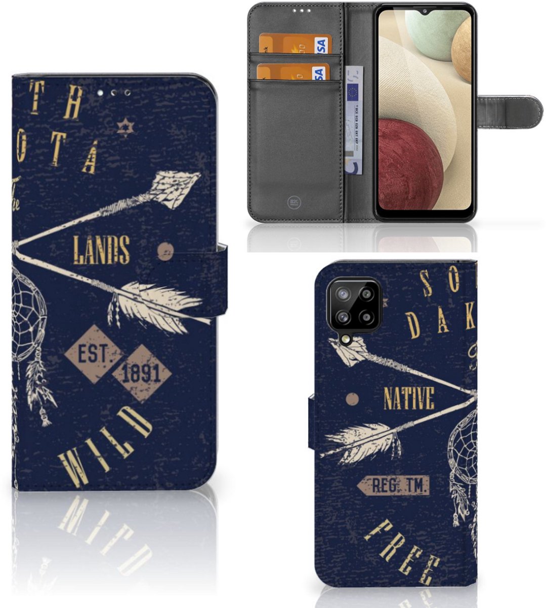 Samsung Galaxy A12 Flip Cover South Dakota