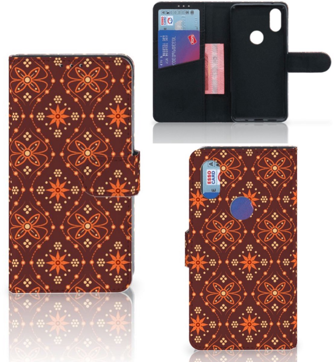 Xiaomi Mi Mix 2s Telefoon Hoesje Batik Brown