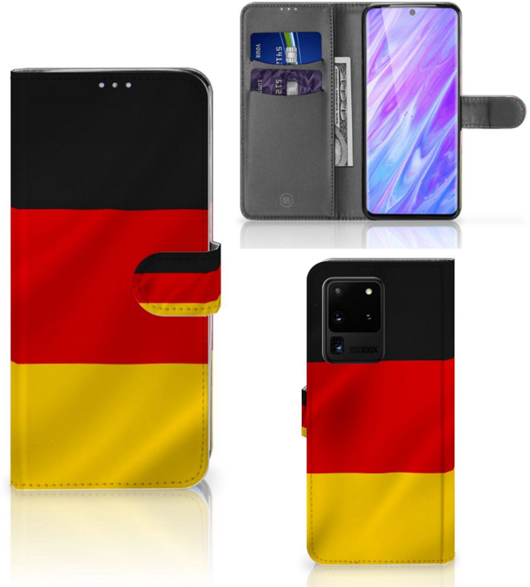 Samsung Galaxy S20 Ultra Bookstyle Case Duitsland
