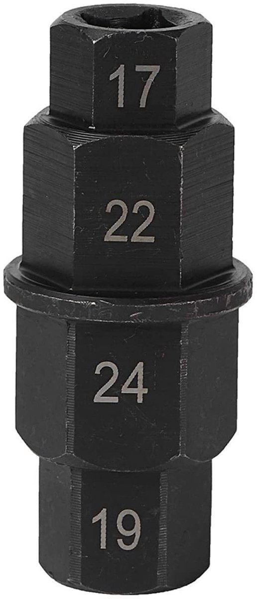 Livia home - Motocycle Tire Key Tool - 17mm 19mm 22mm 24mm - Voorwielas - Sleutelgereedschap - Handzaam en duurzaam - Geschikt voor motoren - Universe