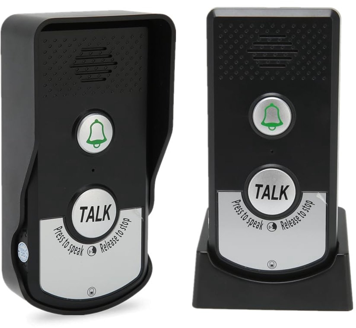 Dailygoods - Draadloze Intercomdeurbel - Lange Afstand - Waterdichte Intercom - Thuis en Hotel - Intelligente Deurbel - 2000mAh Batterij - IP54