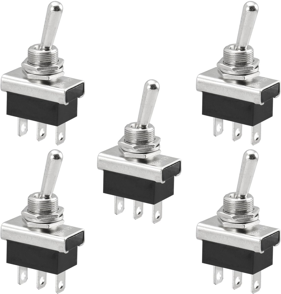 Elzusha - Tuimelschakelaar - 12V - 25A - 2-polig - Voor armatuurverlichting - Geschikt voor diverse toepassingen