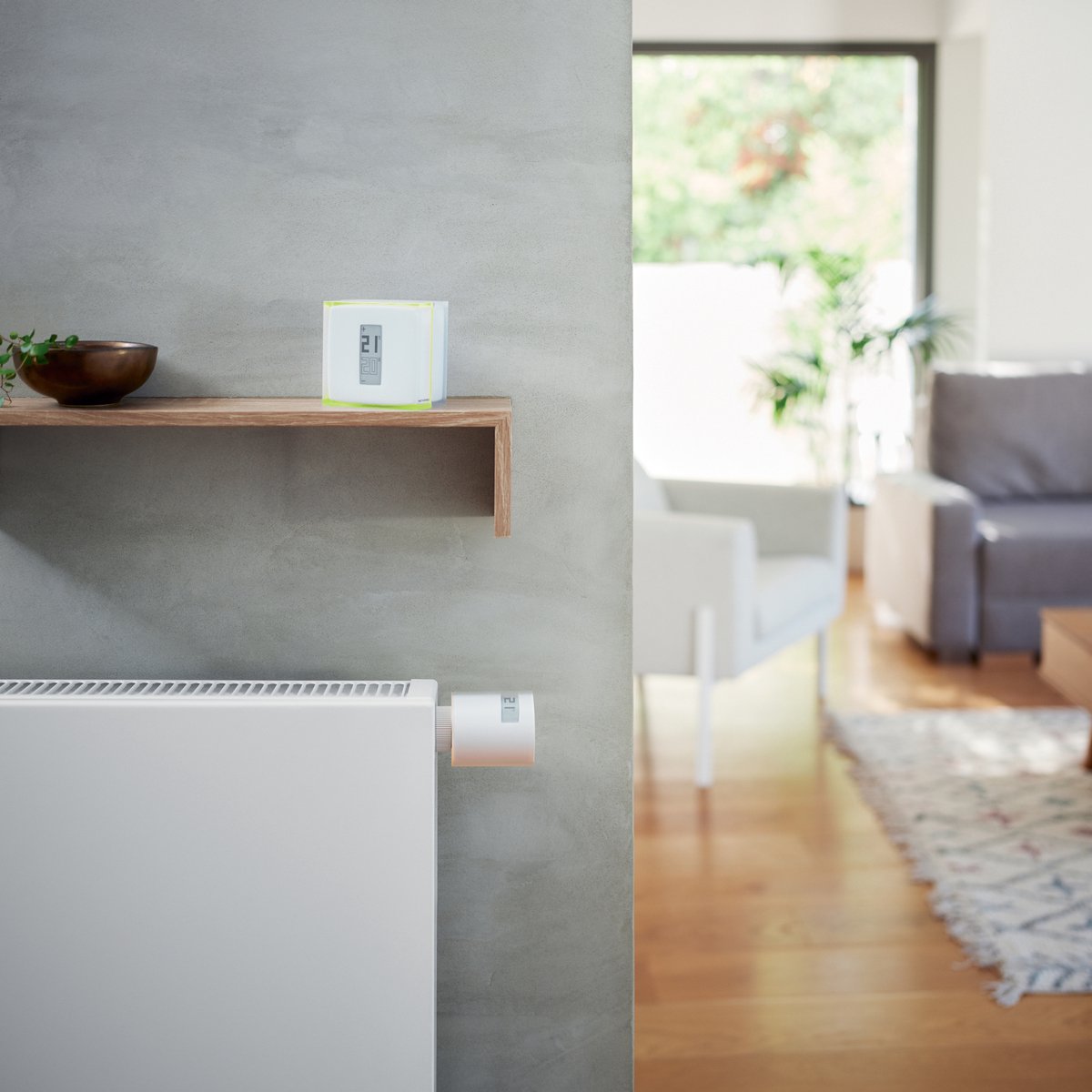 Netatmo Slimme Thermostaat Modulerend - Smart Thermostaat voor CV - Werkt met Google Home, Alexa & Apple Homekit - Draadloos - Wit thumbnail 7