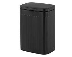 Gft-afvalbakje - 8 liter - rvs - zwart