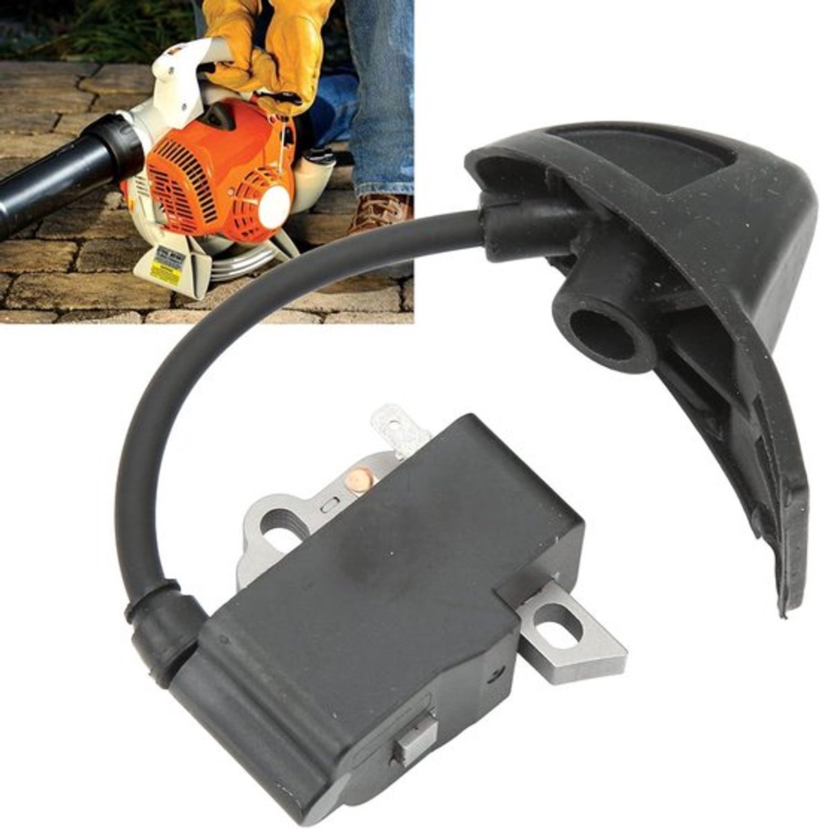 Metalen Rubber Bobine Vervanging voor Stihl Bladblazers BG56 BG86 SH86 - 42414001307 – foto 4