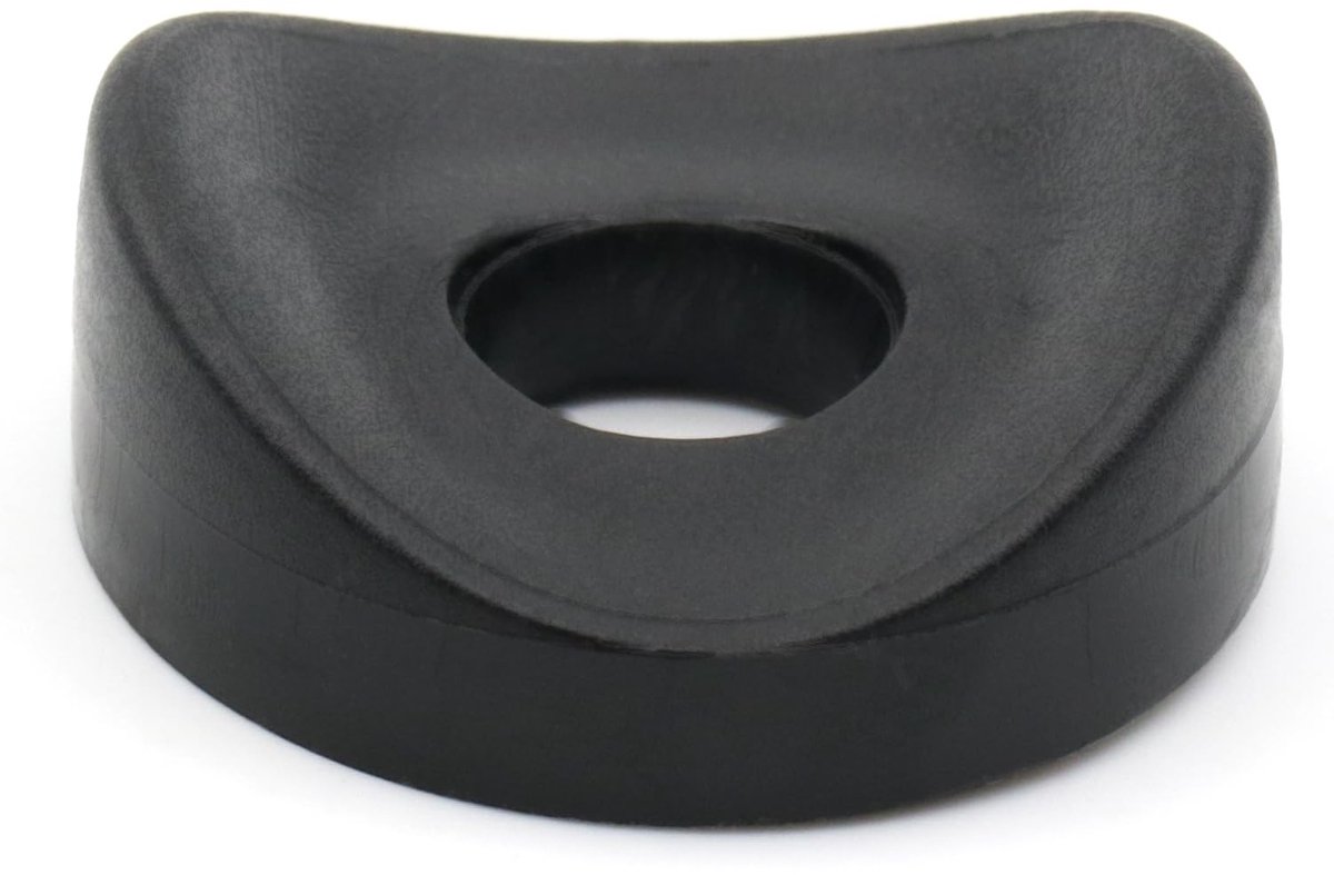Dailygoods - Zadelafstandstukken - HD-polyethyleen - 10 stuks - Zwart - Ideaal voor componenten - Geschikt voor buizen van 25-32 mm - Verstevigd ontwe