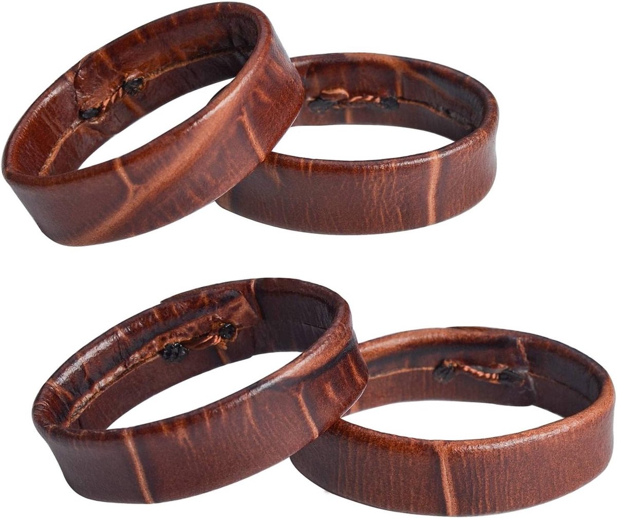 Leren Horlogebandjes Houders, 4 Stuks Vervanglussen, Geschikt voor 18mm 20mm 22mm Horlogebanden, Ideaal voor Horloge Accessoires