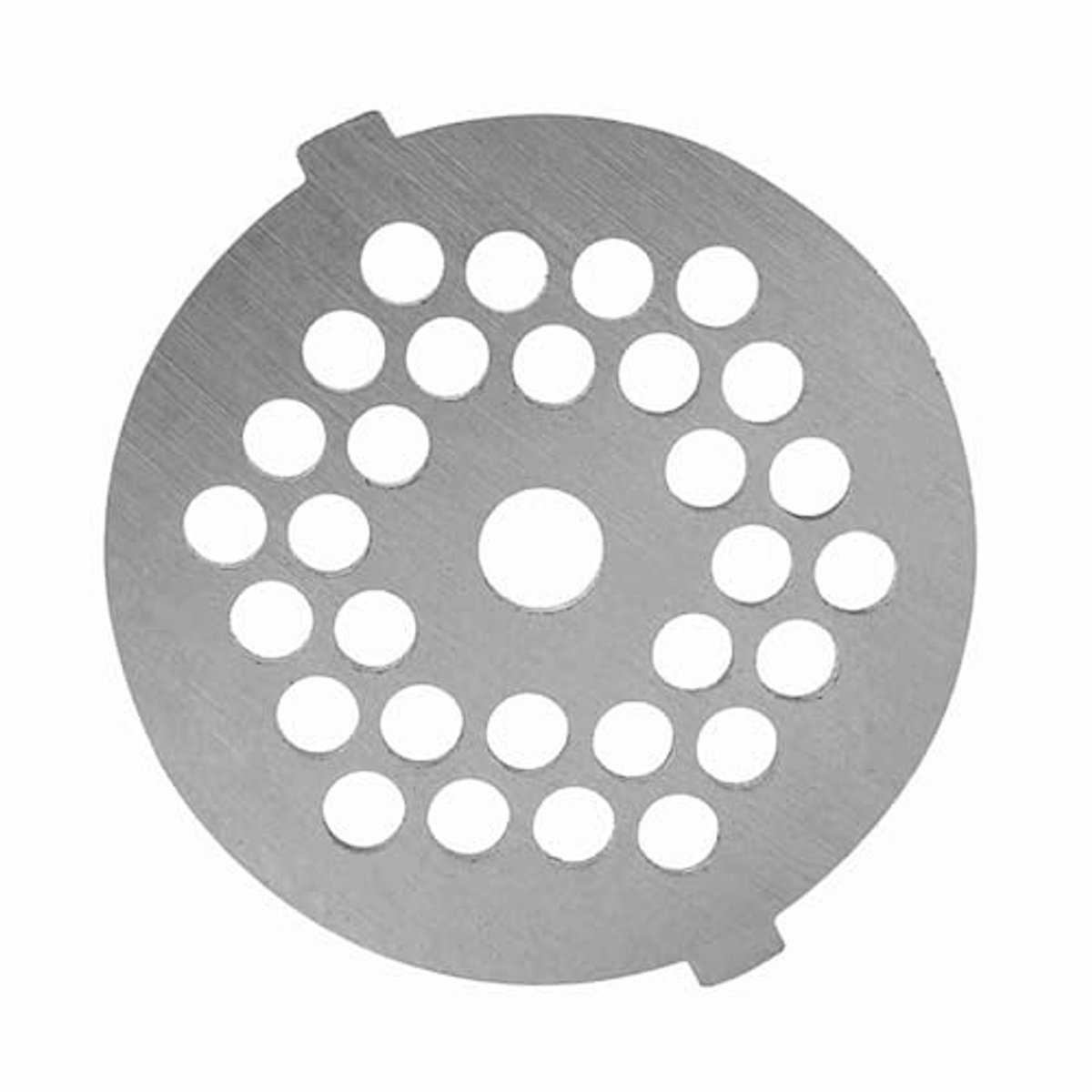 Dailygoods - Gatenschijf voor Vleesmolen - Professioneel Reserveonderdeel - Roestvrij Staal - 5 mm Gaten - Sterk en Duurzaam - Geschikt voor Vleesverw