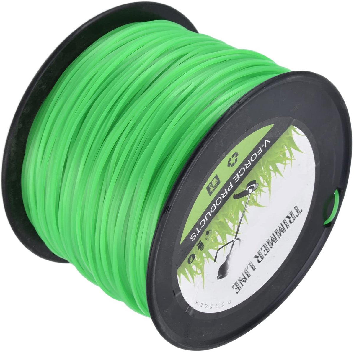 Smoakez - Trimmer Lijn - 2.0mm Vervanging - 372 Meter - Groene String Trimmer Lijn - Geschikt voor Grasmaaiers - Voor Tuinonderhoud
