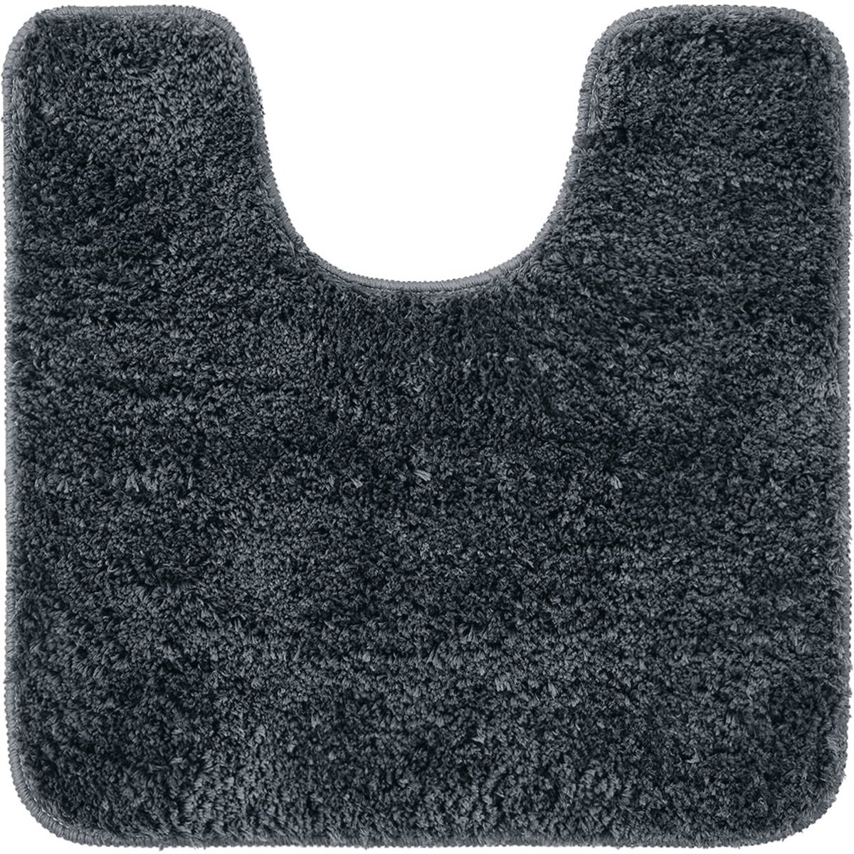 Smoakez - Absorberend toilettapijt - Antislip badmat - Super zacht microvezel - Donkergrijs - Hydroscopisch tapijt - Geschikt voor badkamer - 50 x ...