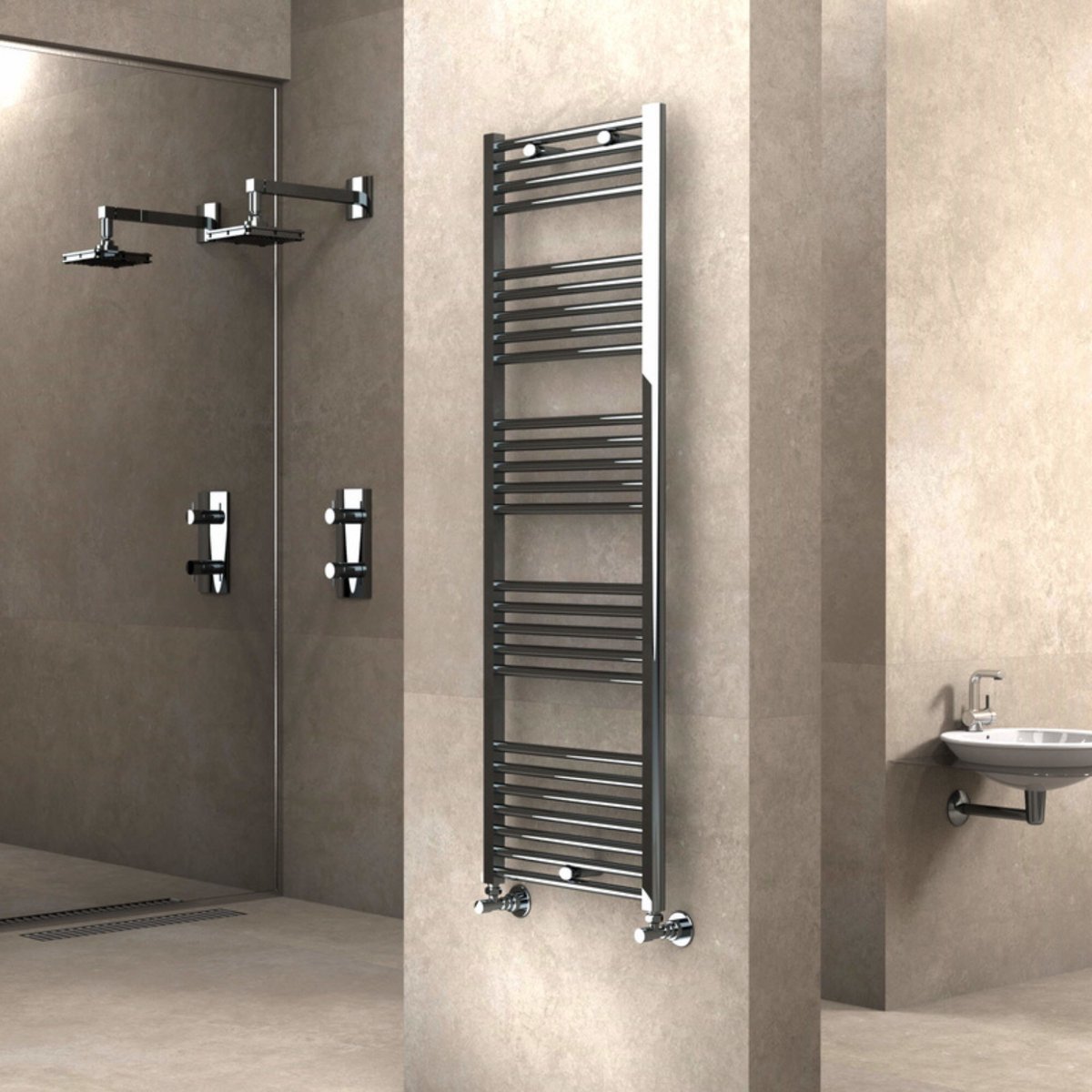 Radiva Haiti Radiator 500 x 1500mm - Chroom