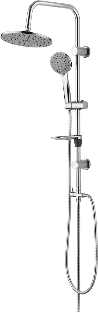 Tema New Tondo Regendouche Systeem Chroom
