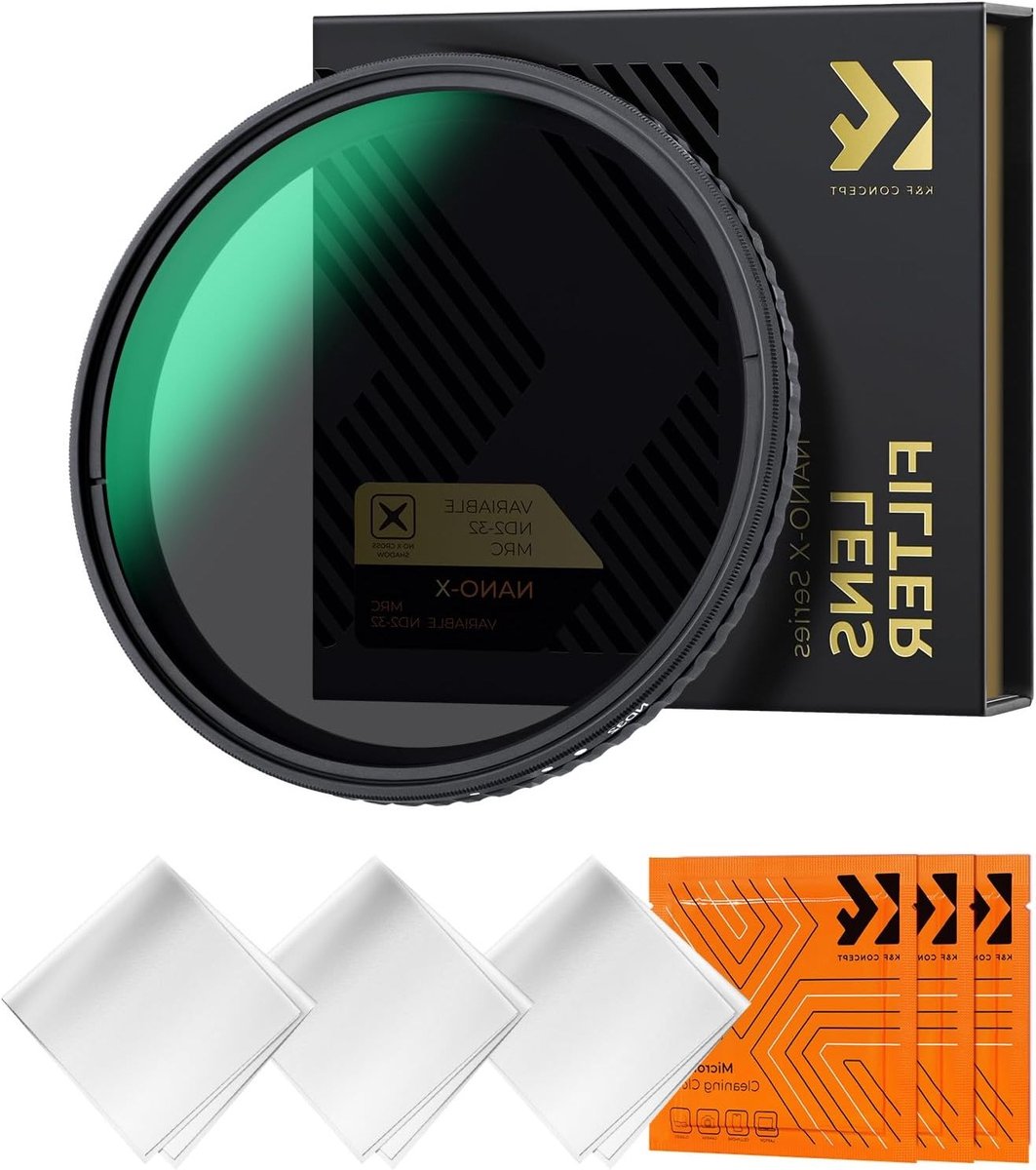 40.5mm Variabel ND Filter - Verstelbaar Fader Neutral Density ND2 - ND32, Ultra Dun, Waterdicht, MRC 18-Lagen, Ideaal voor Fotografie en Videografie