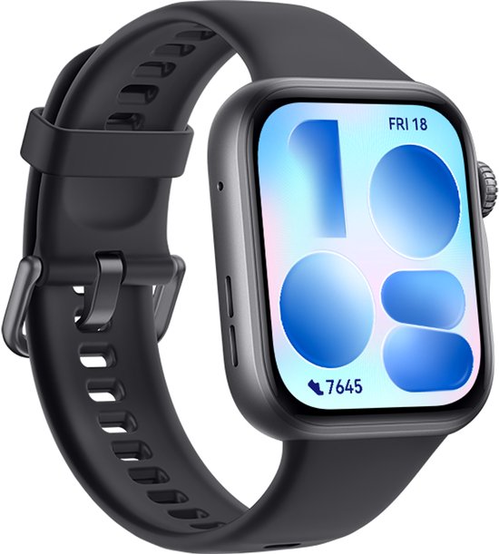 HUAWEI WATCH FIT 5 Zwart Smartwatch - Premium ontwerp - Geavanceerde Buiten workoutmogelijkheden - Professioneel gezondheidsmonitoring met TruSense - Compatibel met iOS & Android