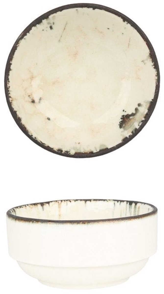 Rinart Serveerschaal - Mega - Porselein - 6 cm - set van 2