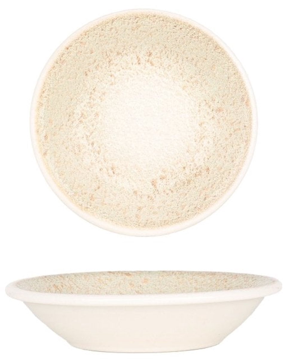By Bone Serveerschaal - Natura - Porselein - 9 cm (50cc) - set van 2