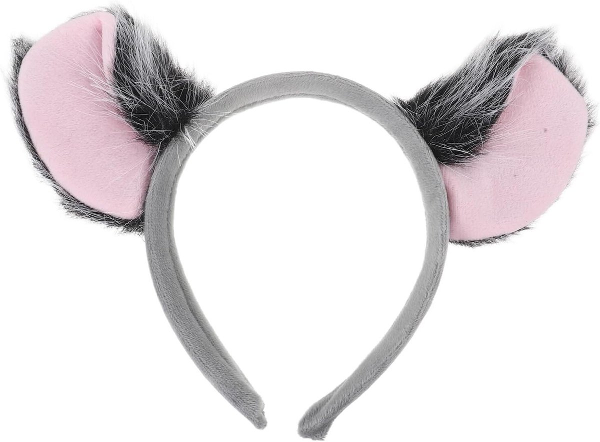 Koala Oren Haarband voor Halloween - Pluche Haaraccessoires voor Jungle Feest en Cosplay