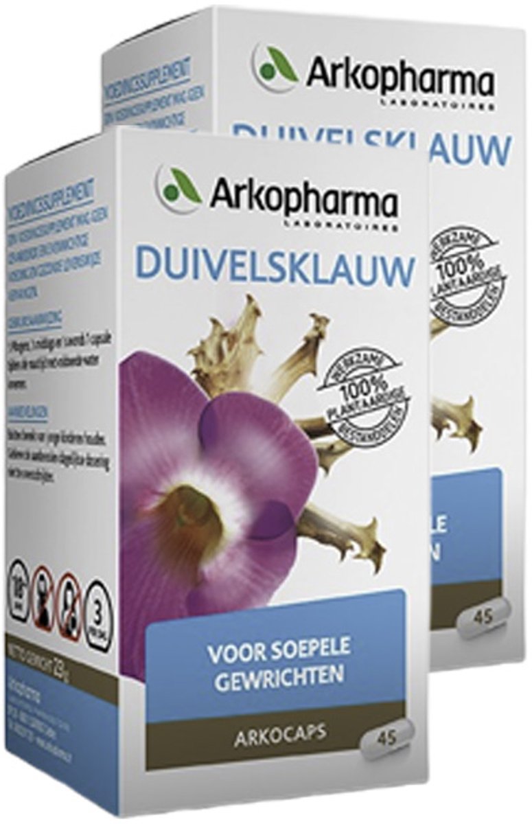 Arkopharma | Arkocaps Duivelsklauw | 45 Capsules | 2 stuks | 2 x 45 capsules