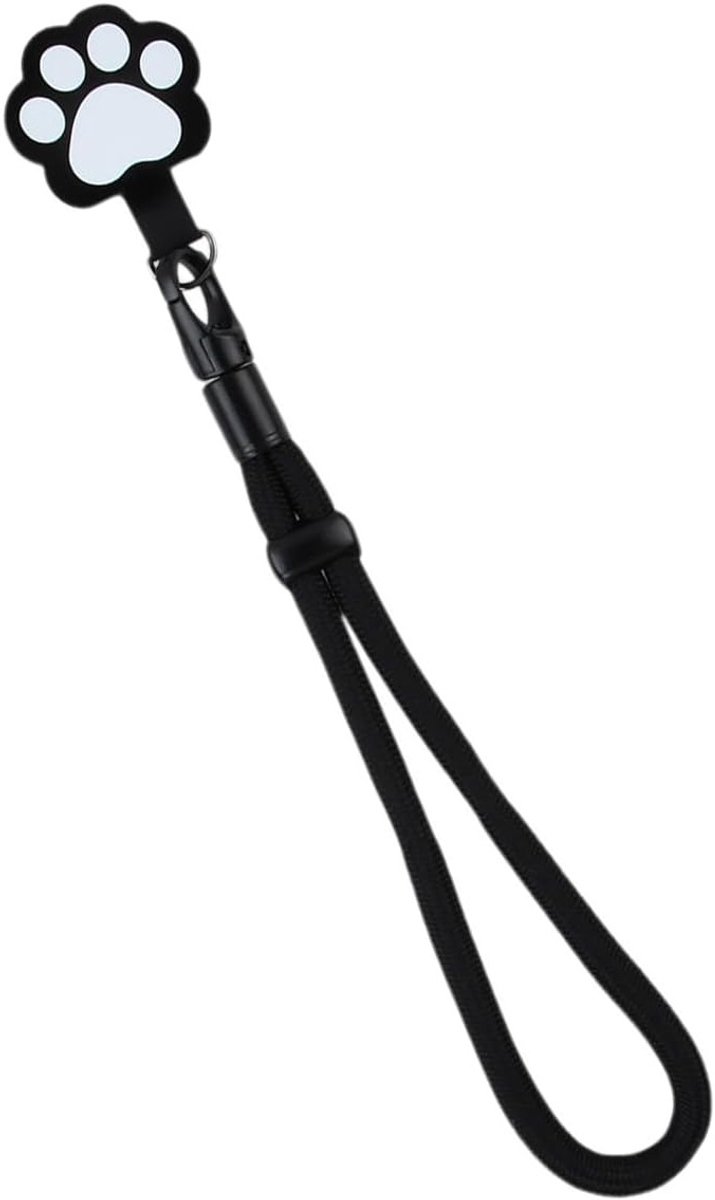 Verstelbare telefoonhanger met anti-verlies functie, universele korte telefoonketting en polsband voor smartphones