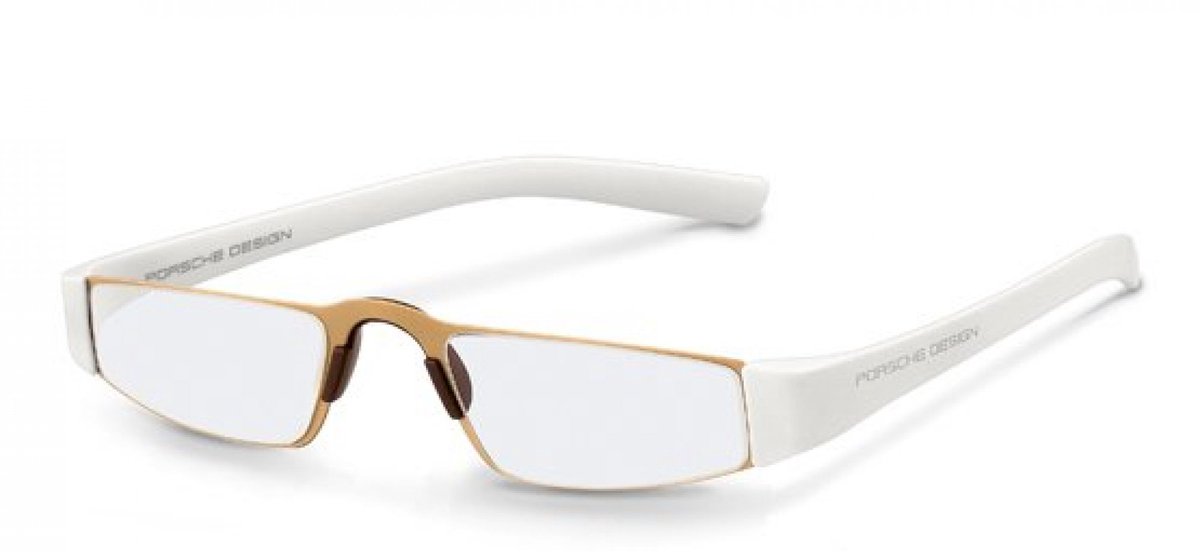 Leesbril Porsche Design 8801c-Matgoud / Wit-+2.00