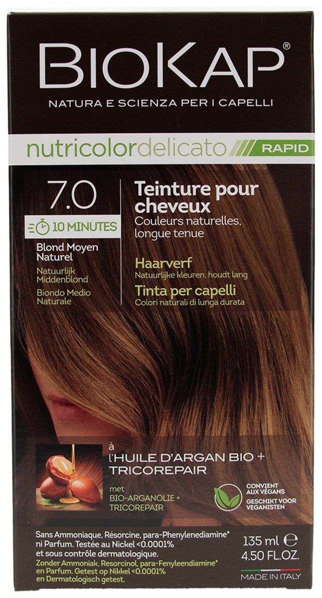 Biokap Nutricolor Delicato Rapid Haarverf (Kleuren : Blond)