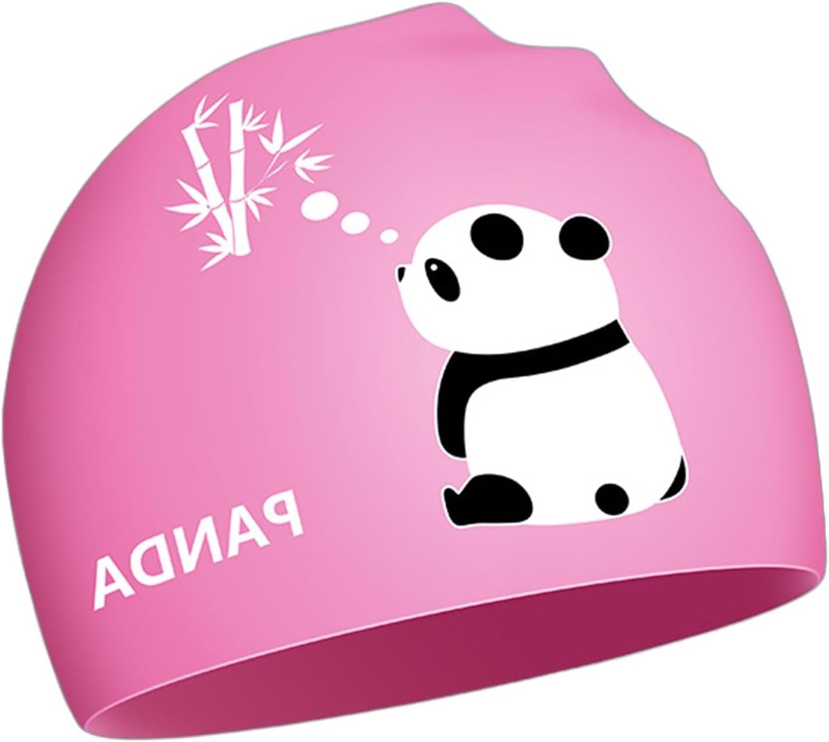 Zwemcap voor Mannen en Vrouwen met Panda Motief - Waterdichte Siliconen Zwemcap voor Korte en Lange Haar - Professionele Training en Wedstrijden