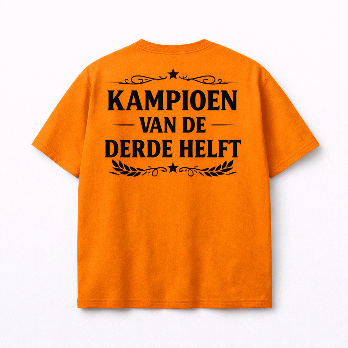 Shirt - Oranje - Kampioen 3e Helft