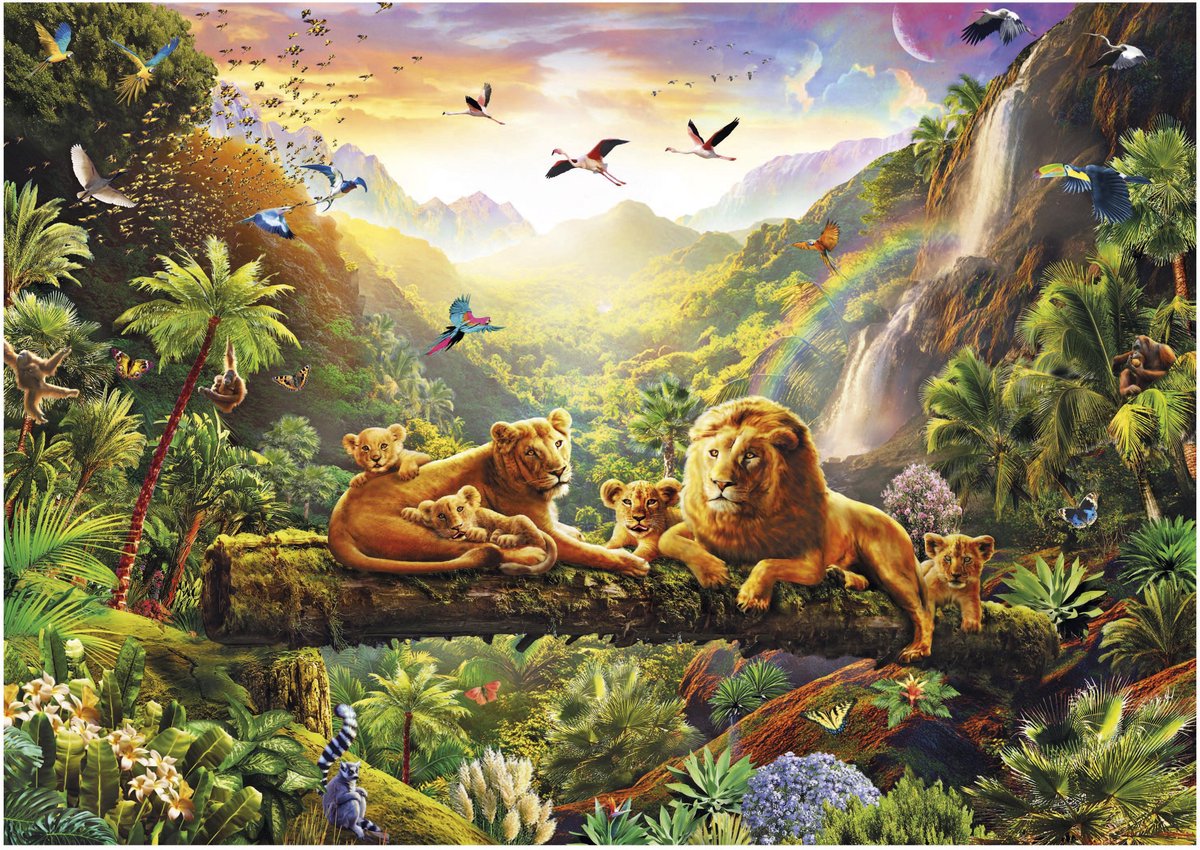 Educa legpuzzel The Lion Tree Bridge 1500 stukjes volwassenen.