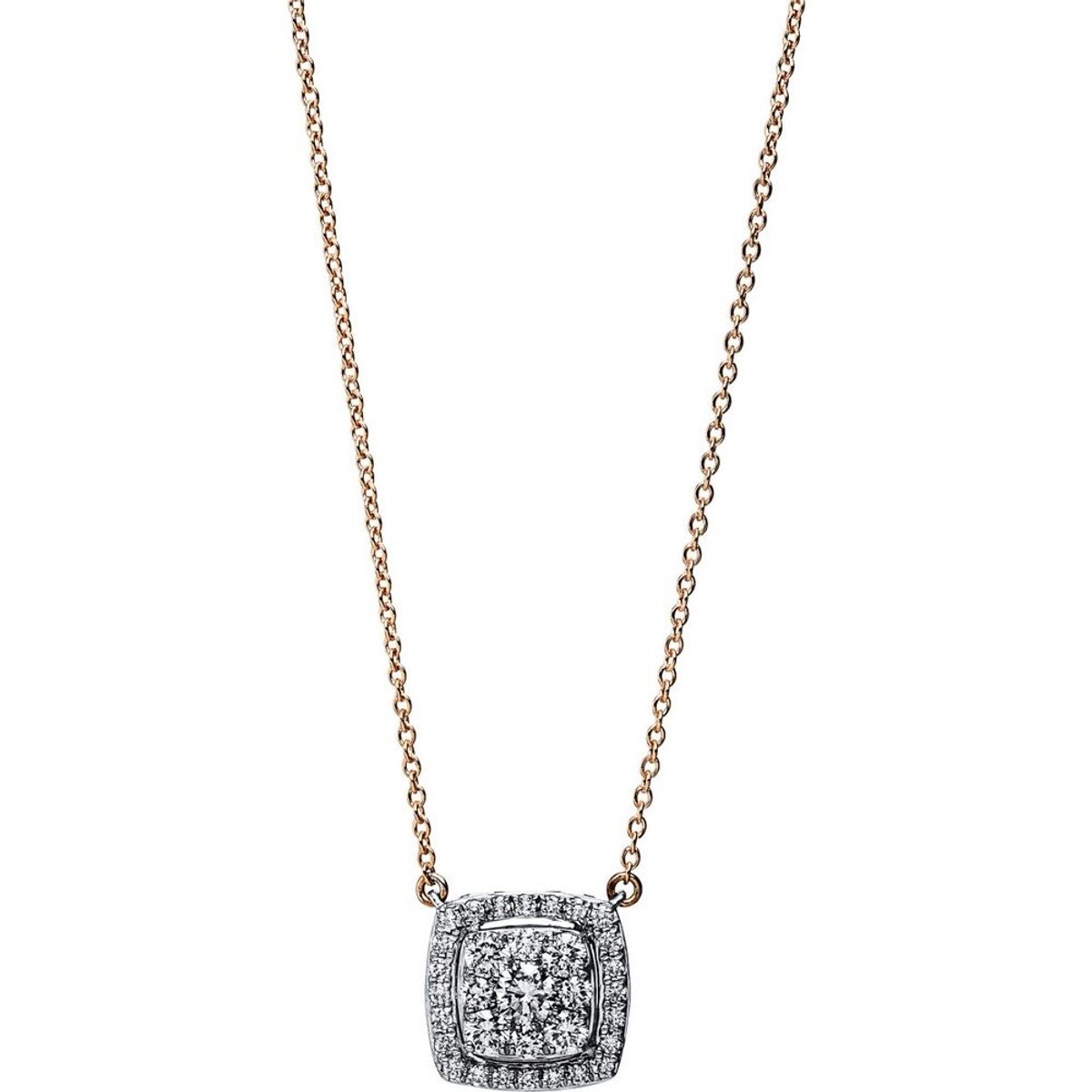 Luna Creation - Halsketting - Dames - 18K Roségoud - Diamant 0.5 ct - 4F788RW8-1