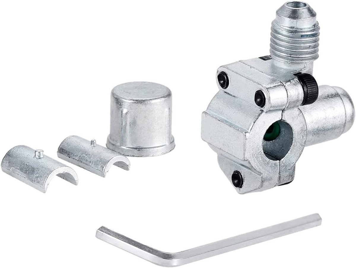 Complete Tap Valve Kits voor Koelkast - Geschikt voor HVAC Koelsystemen en 1/4", 5/16", 3/8" Buizen - Hoogwaardige Onderdeel voor Betrouwbare Koeling