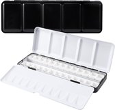 Palette d'aquarelle pliable avec Peinture demi-godets