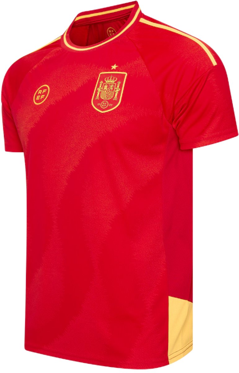 Spanje Voetbalshirt Heren - Maat S t/m XXL - Voetbalkleding - RFEF - Volwassenen - 100% Polyester