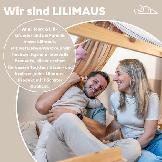 LILIMAUS Klamboe baby met gouden details - bedhemel en hemeltje kinderkamer - mousseline katoen - 245 cm - oudroze — afbeelding 3