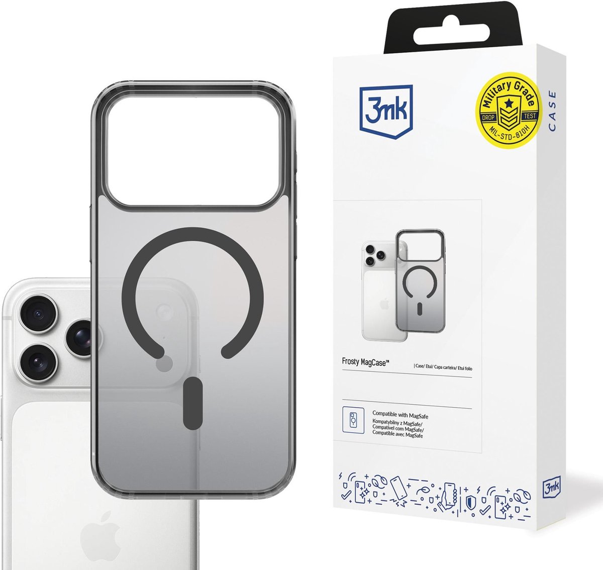 3Mk Frosty Magcase Voor Apple Iphone 17 Pro Met Magnetische Bescherming
