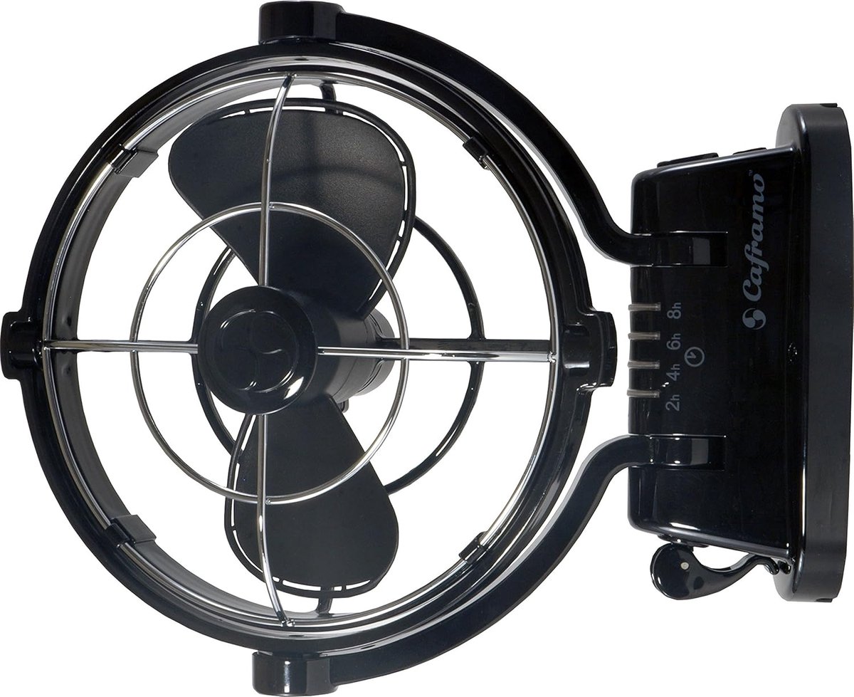 Ventilator - Stille Bries - Ruimte Verkoeling - 360 Graden Draaibaar - 13 x 11 x 6 Inch - Zwart