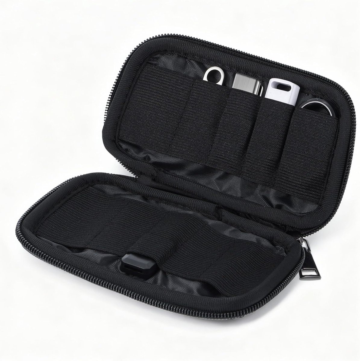 Organiser Tas voor USB Sticks en Geheugenkaarten - Compacte Opbergdoos