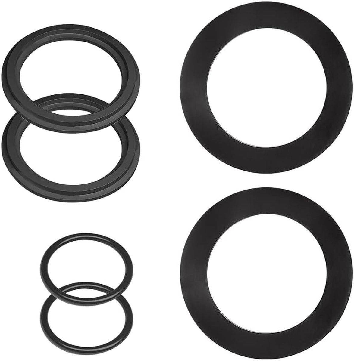 6 stuks O-Ringen voor zwembadpompen, rubber afdichtringen, sluitringen en ronde afdichtingen voor diverse zwembadonderdelen