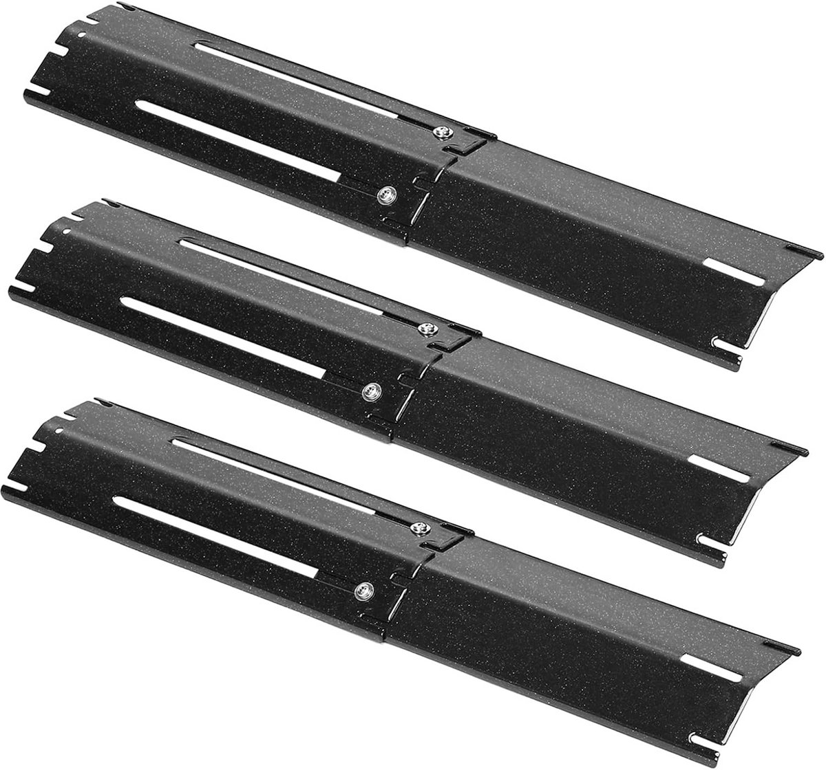 Grill Platen - Barbecue Onderdelen - Buiten Koken - Verstelbaar Ontwerp - 30-534 cm - Zwart