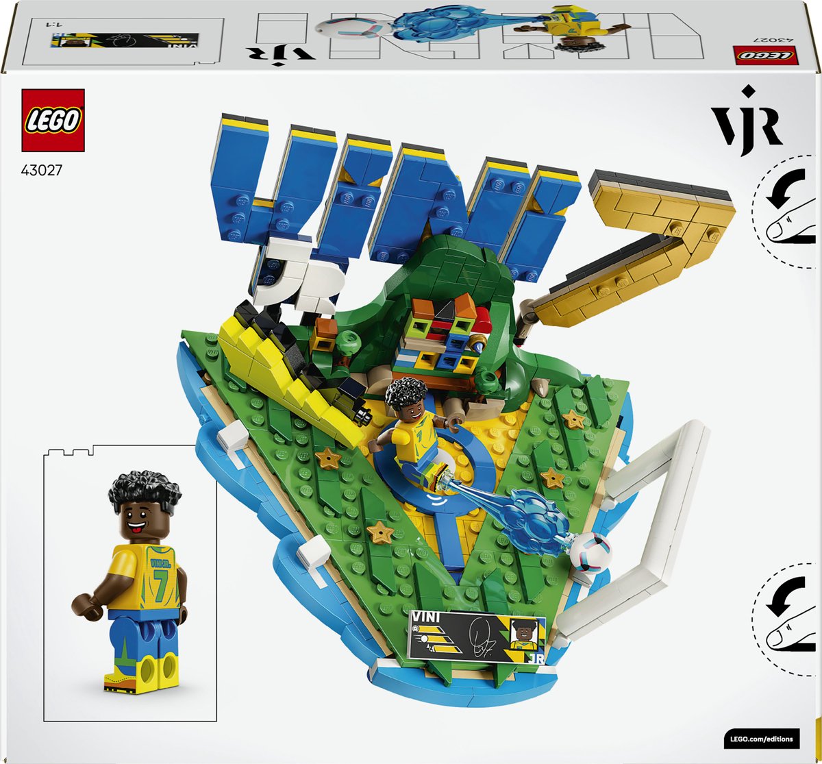 LEGO Editions - Vini Jr. – Voetbalhoogtepunten Voetbal Bouwpakket voor Kinderen - 43027 – foto 6
