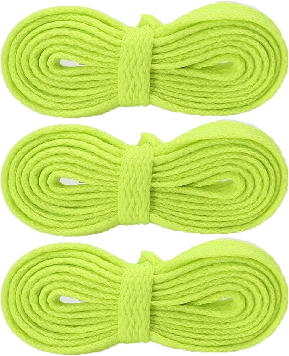 Duurzame Veters voor Sneakers en Wandelschoenen - 3 Paar Vervangende Schoenveters voor Comfort en Stijl