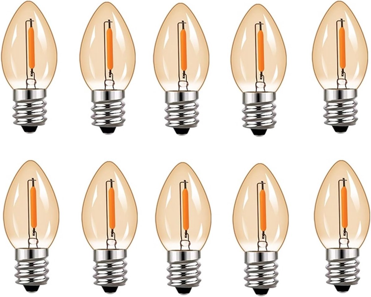 LED Kaarslamp - Kleine Decoratieve Lampjes - Sfeerverlichting Huis - Dimbaar 0.5 Watt - E1