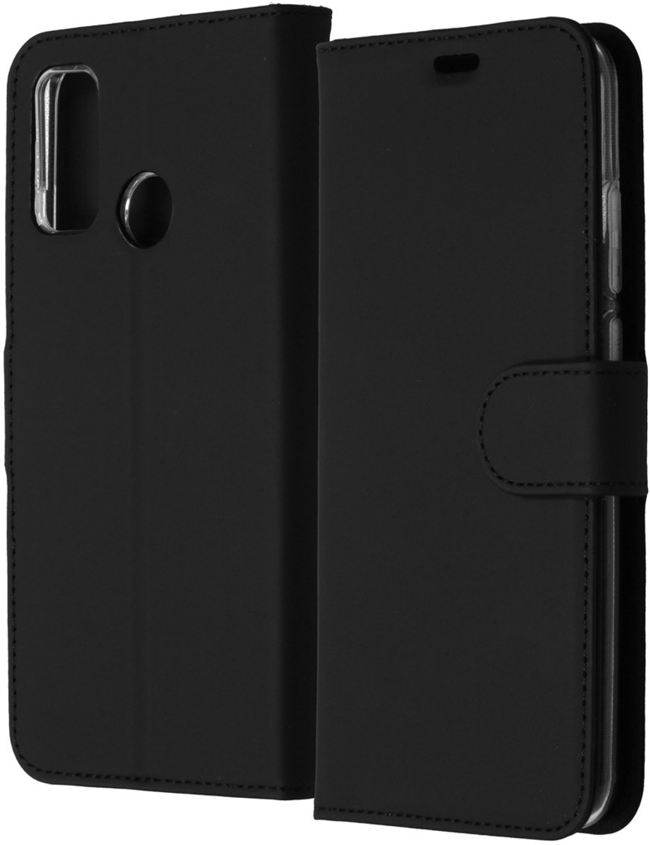 Accezz Hoesje - Geschikt voor Huawei P Smart (2020) - Wallet Softcase Bookcase - Zwart