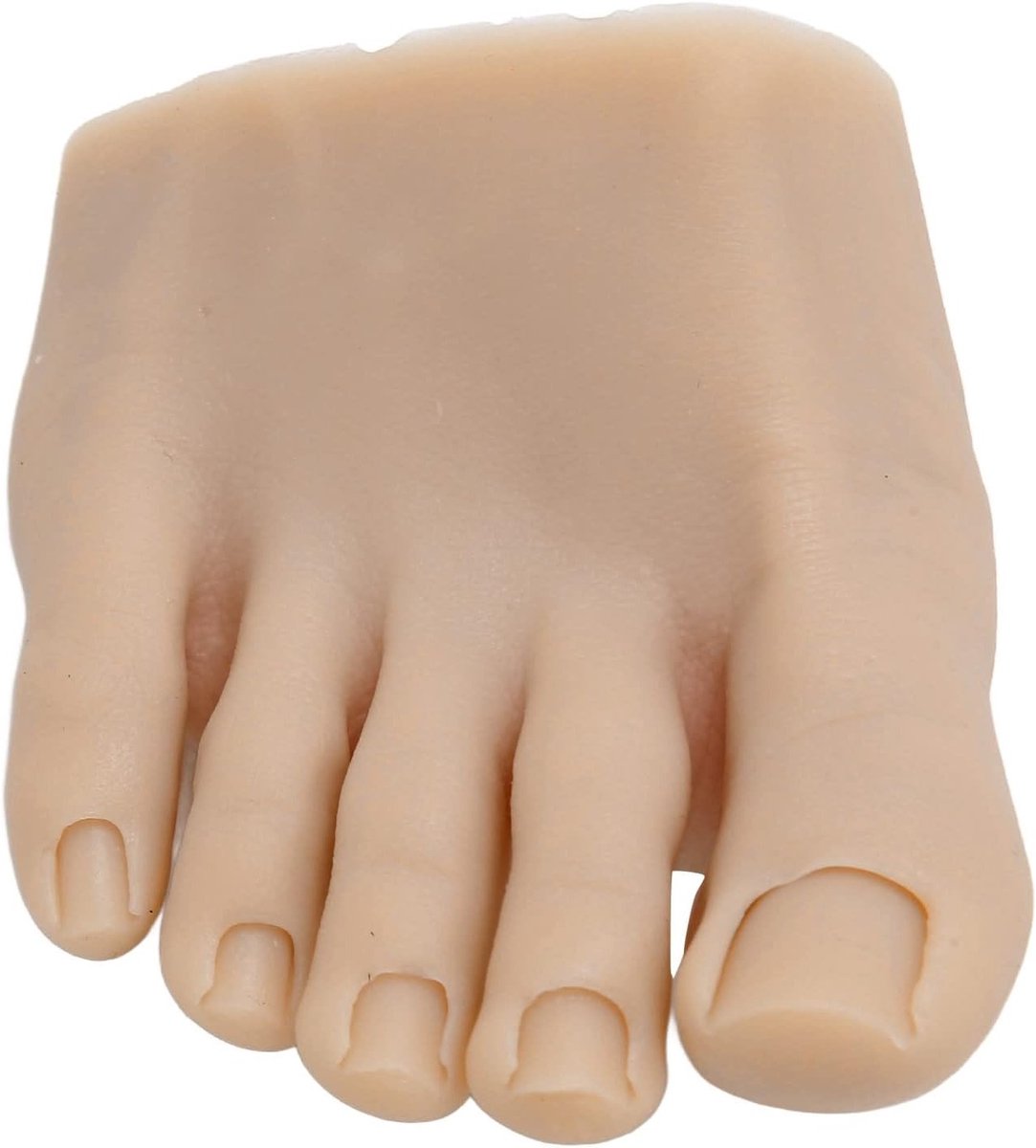 Zachte Siliconen Valse Voeten voor Manicure Training - Half Voet Prothese voor Nagelverzorging en Oefening