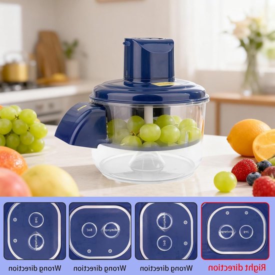 Dailygoods - Elektrische Druivenschilmachine voor Fruit en Groenten van Dailygoods — afbeelding 2