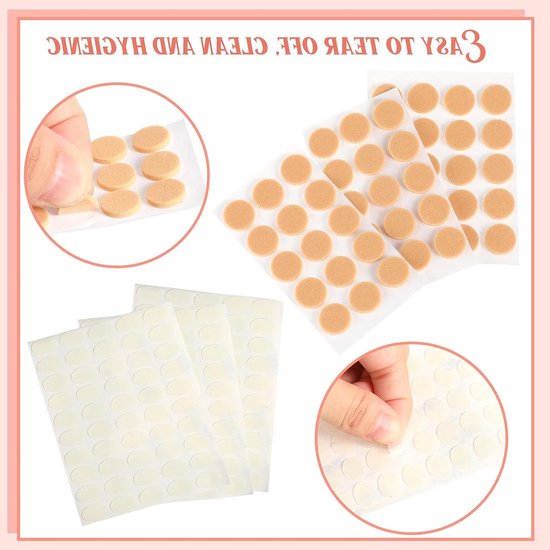 300 Stuks Gemengde Oorbelsteun Patches, Onzichtbare Oorbel Lifters, Waterdichte Oorlellen Ondersteuning en Silicone Stabilizers voor Comfort en Stabiliteit — afbeelding 4