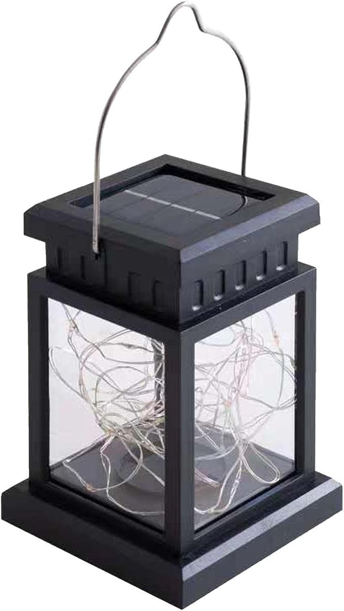 Zonne-energie Lantaarn - Buitenlamp Decoratie - Tuin Verlichting - Waterdicht IP44 - 136 x